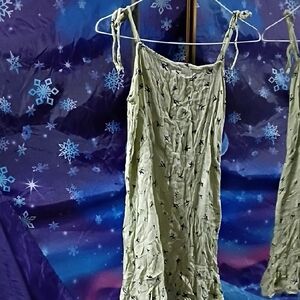 Floral Tie-Strap Dress